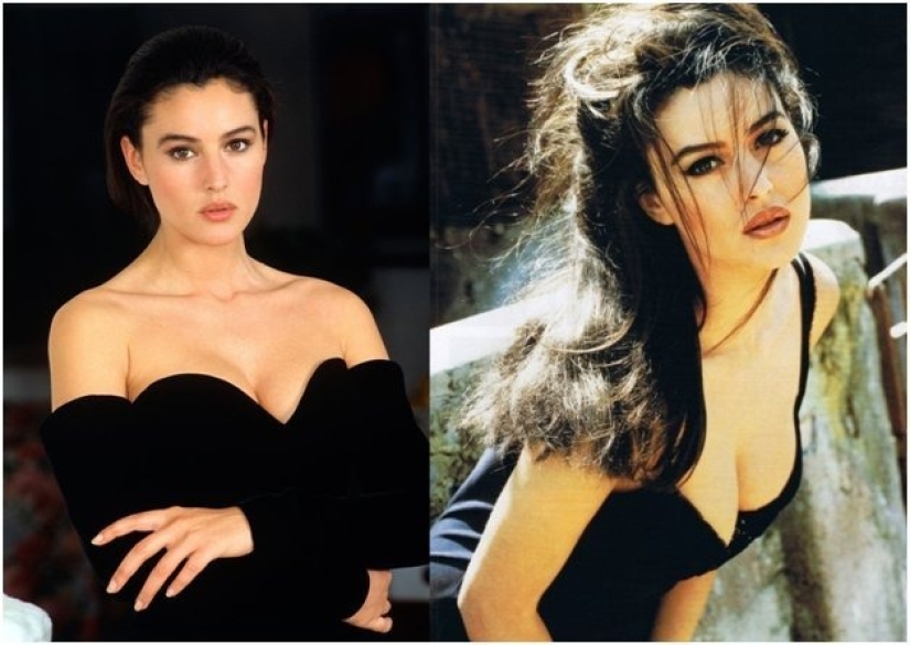 Why the beauty of young Monica Bellucci conquered the world: a selection of photos