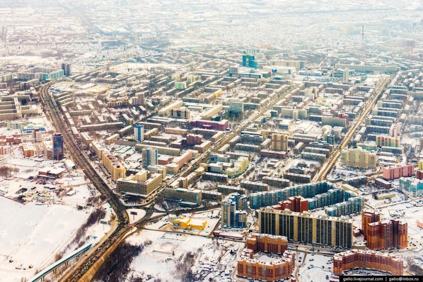 Winter photos of Novosibirsk