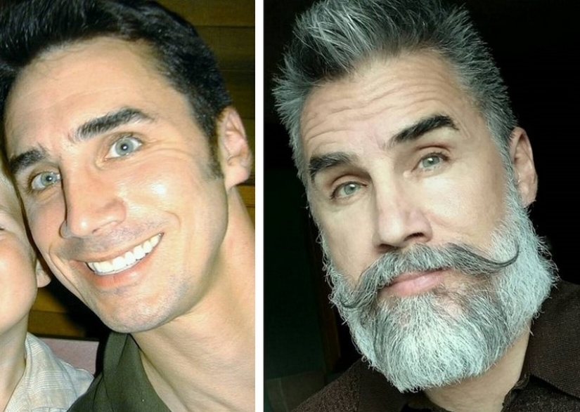 With and without a beard: 25 photos of how facial hair changes men