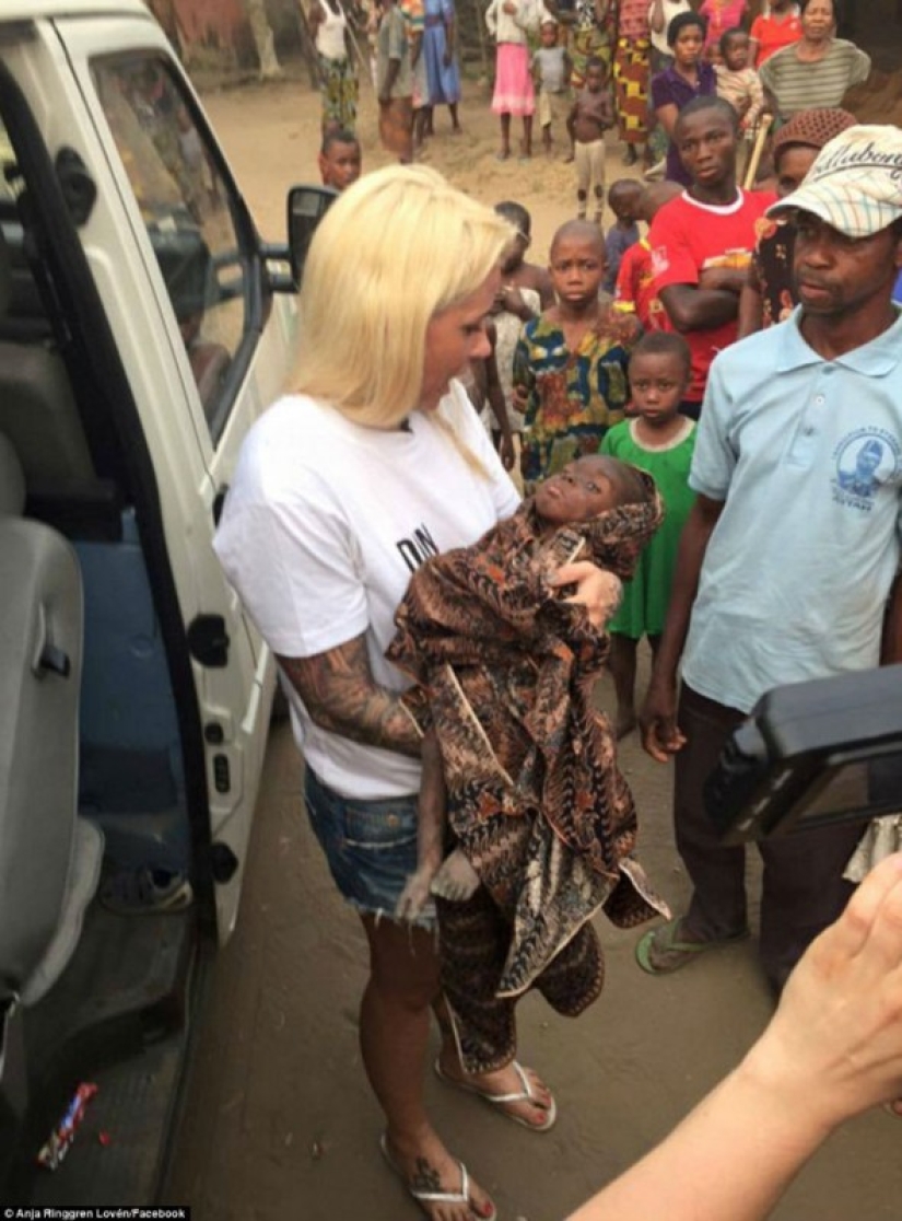 Woman saves dying Nigerian toddler who was kicked out by his own parents