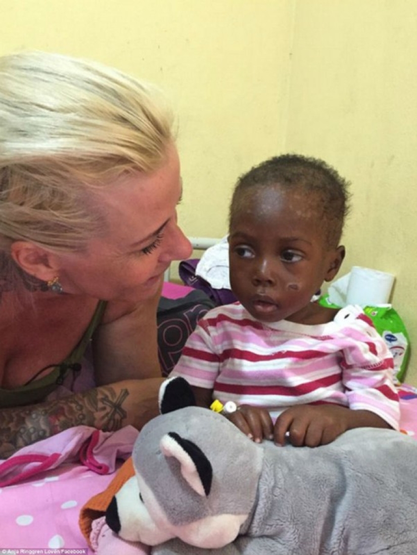 Woman saves dying Nigerian toddler who was kicked out by his own parents