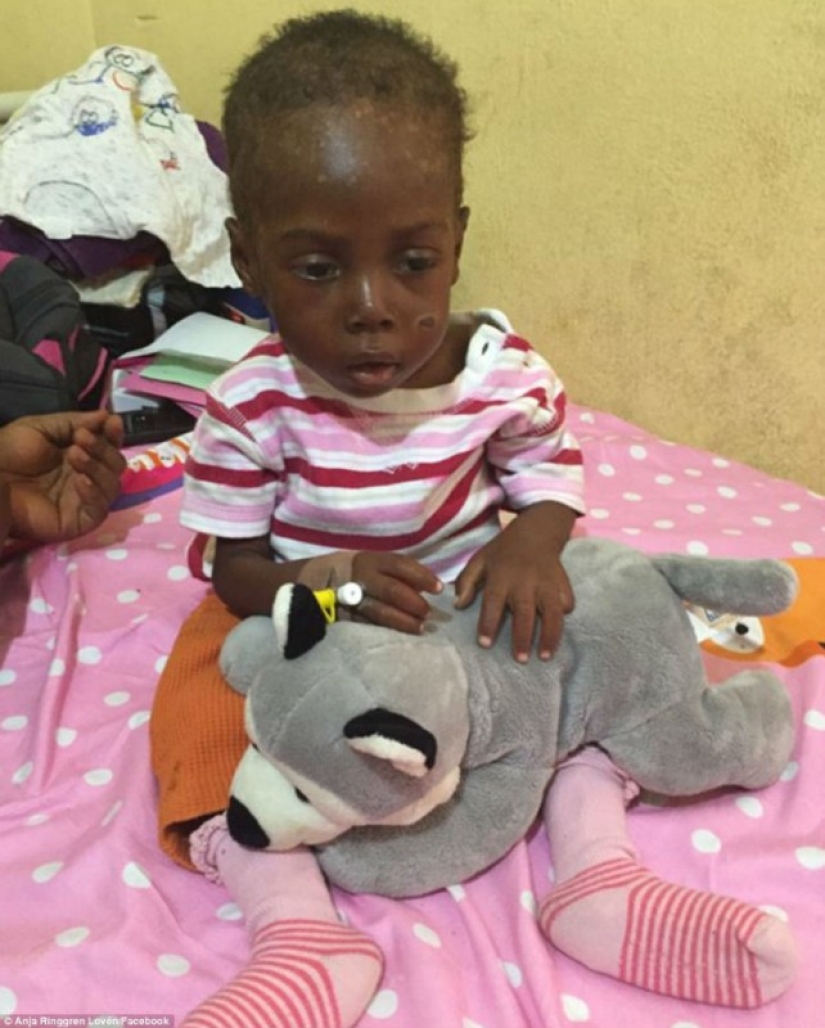 Woman saves dying Nigerian toddler who was kicked out by his own parents