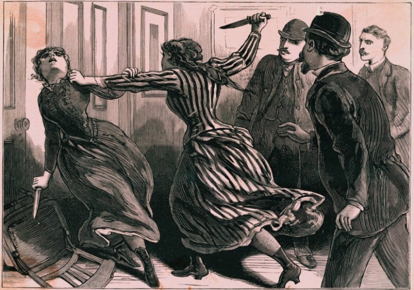 Women's knife fights: Why women in different eras took up cold weapons
