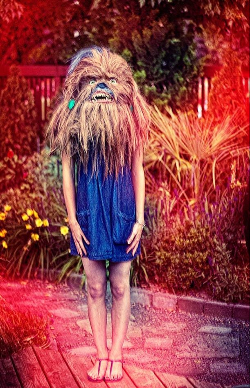 Wookiee monsters from Star Wars in everyday life