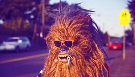 Wookiee monsters from Star Wars in everyday life
