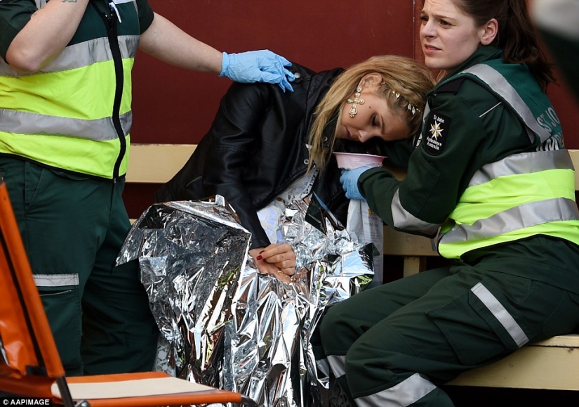 Y así es como se ven las damas y los caballeros en las carreras en Australia