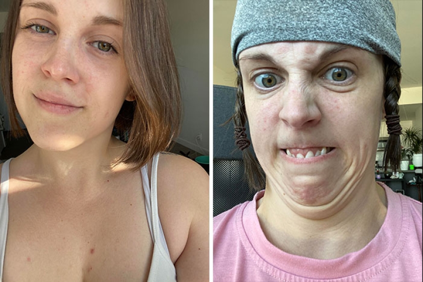 “You Are So Beaut-OHGOD!”: 14 Hilarious Before-And-After Pictures, As Shared By These Women With A Sense Of Humor