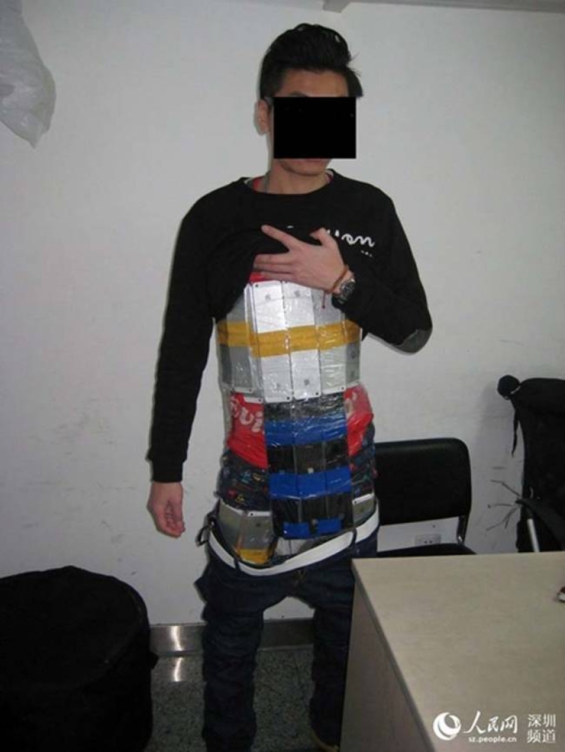 You won&#39;t believe what this Chinese man tried to smuggle across the border!