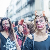 Zombie mob 2014 en Turín