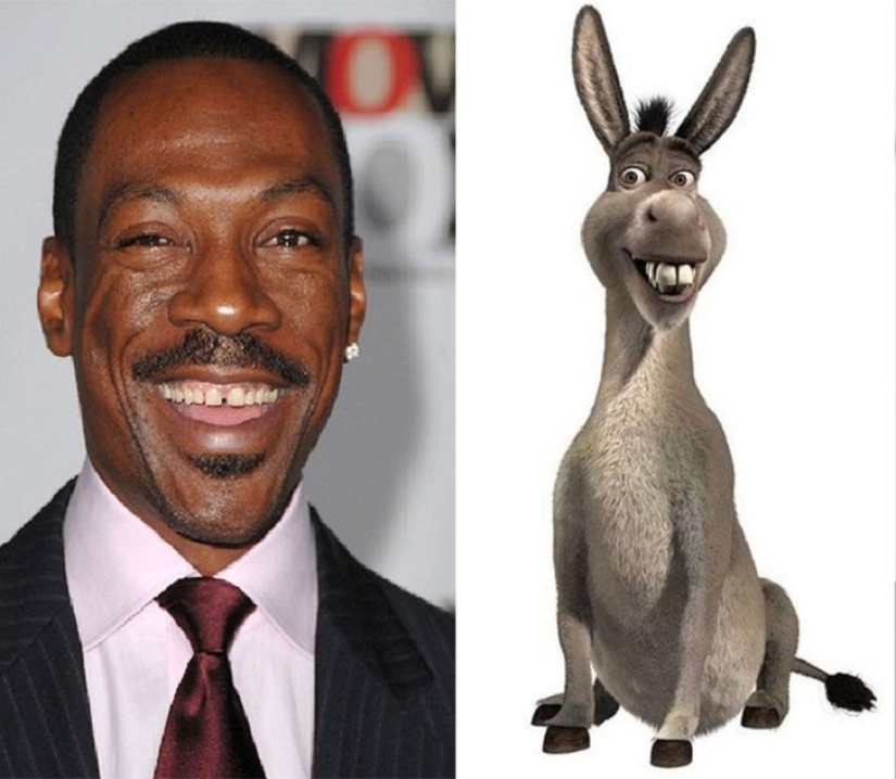 10 actors who gave cartoon characters not only their voices, but also their appearance