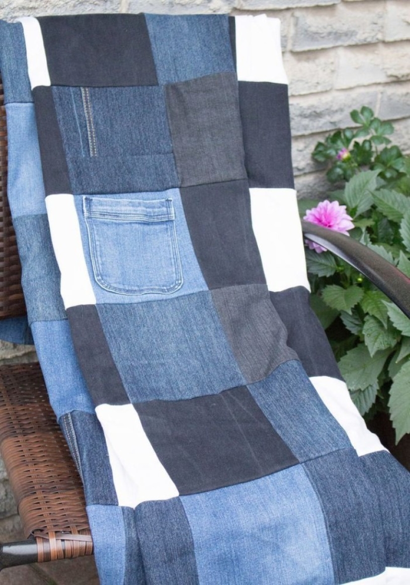 10 cool ideas — what to make out of old jeans