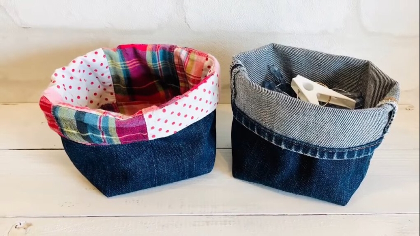 10 cool ideas — what to make out of old jeans