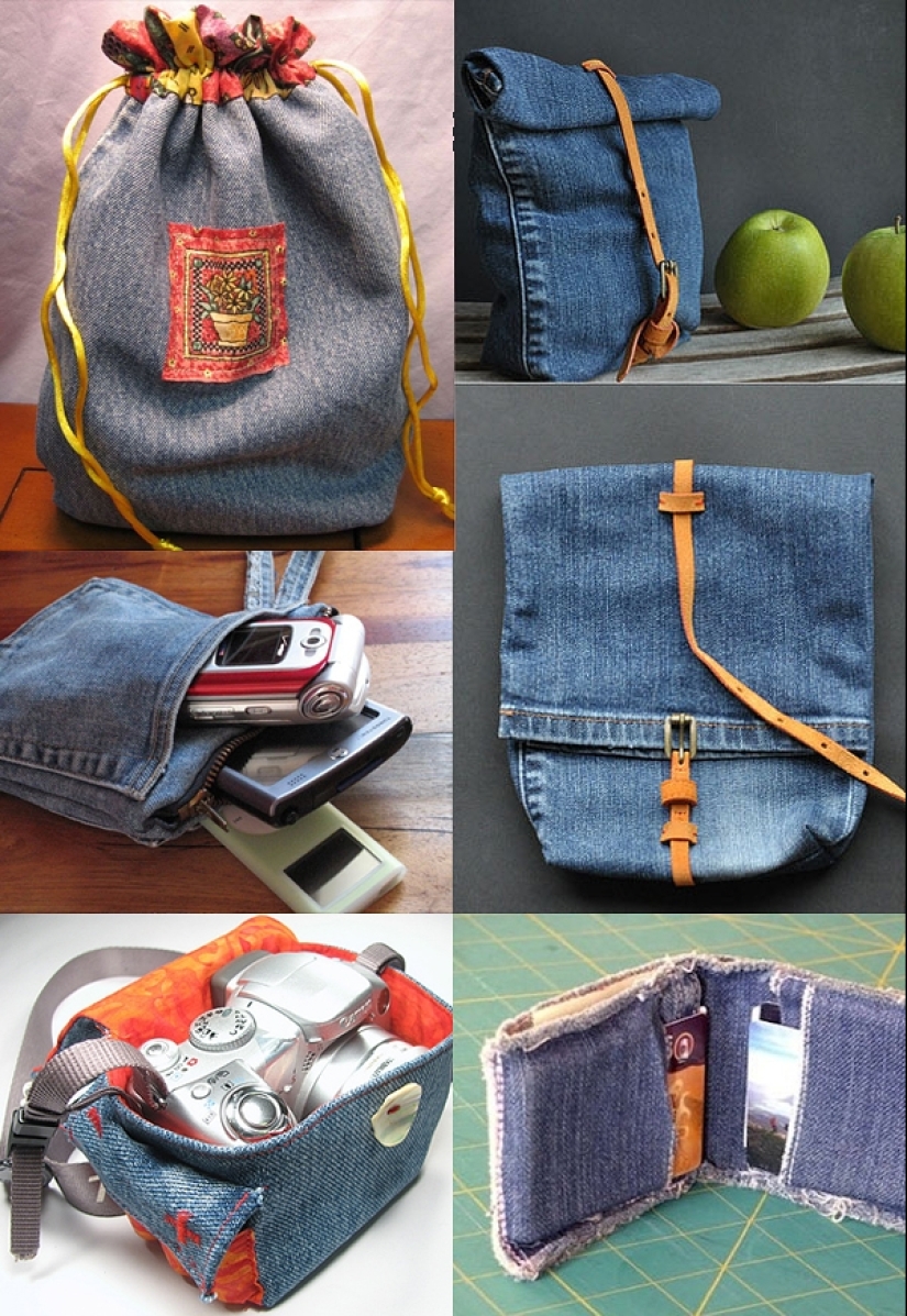 10 cool ideas — what to make out of old jeans