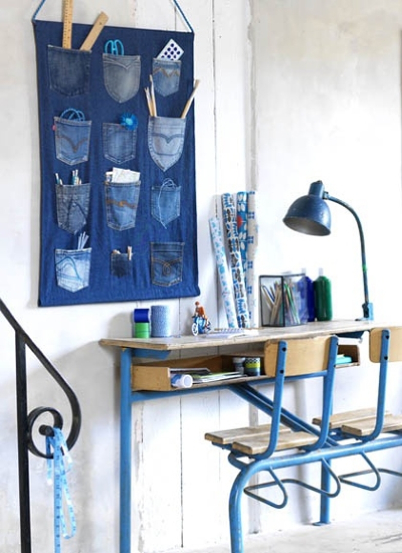 10 cool ideas — what to make out of old jeans