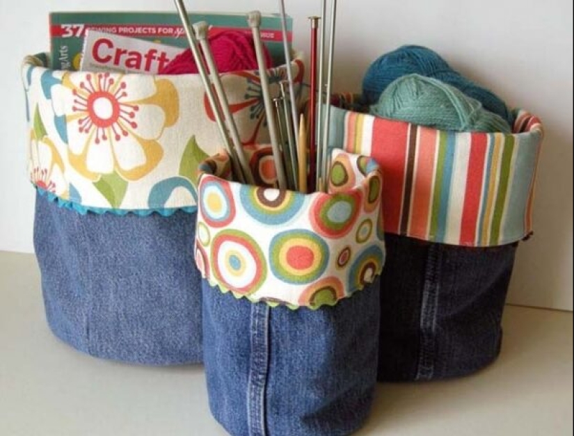 10 cool ideas — what to make out of old jeans