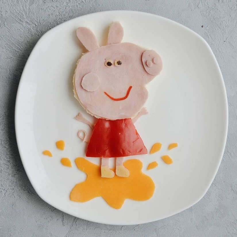 10 formas de convertir el desayuno de los niños en una caricatura en un plato