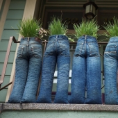 10 ideas geniales: qué hacer con jeans viejos