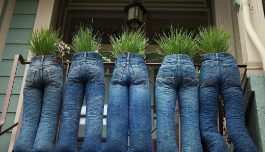 10 ideas geniales: qué hacer con jeans viejos