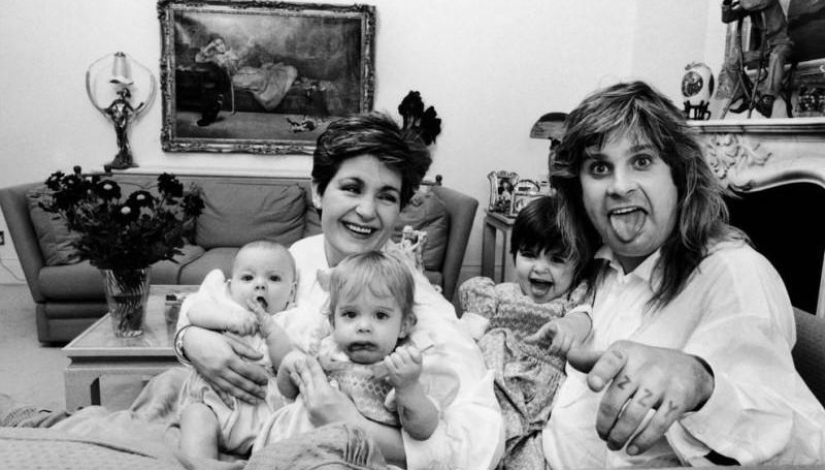 10 most striking moments from the family life of the great and terrible Ozzy Osbourne