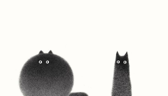 10 New Illustrations By Kamwei Fong Featuring Fluffy And Grumpy Cats