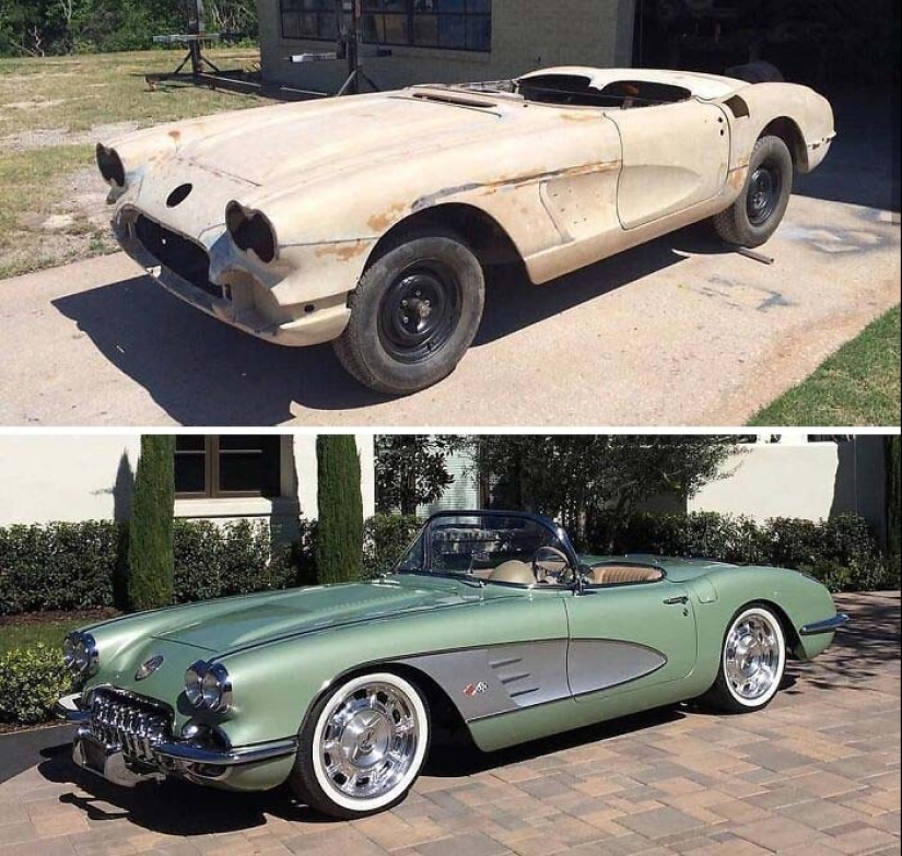 10 Times Trashed Cars Were Restored To Their Former Glory, Shared In This Online Group