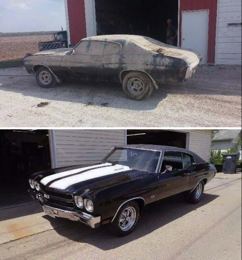 10 Times Trashed Cars Were Restored To Their Former Glory, Shared In This Online Group