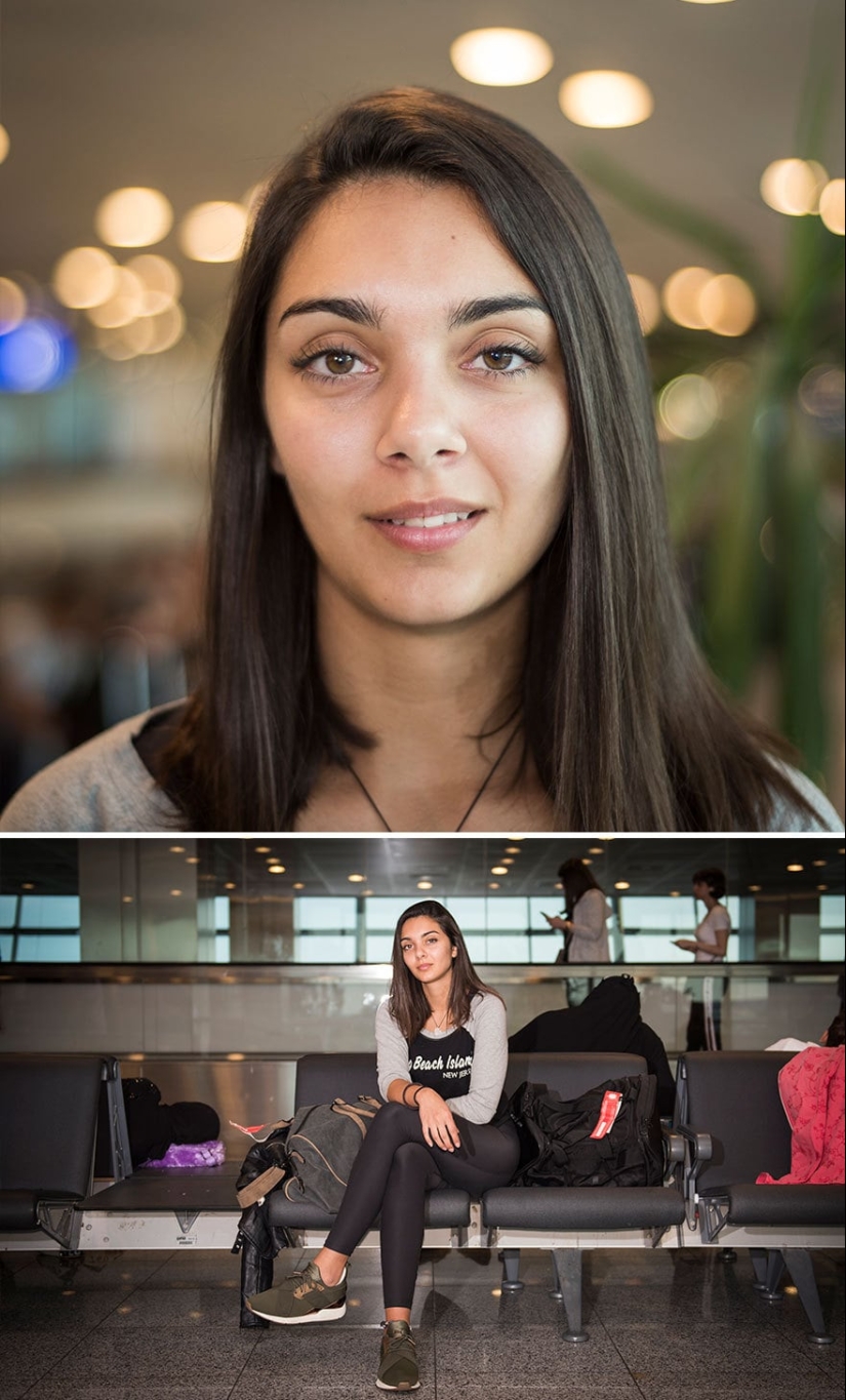 "100 faces in 100 countries": emotional portraits of passengers of Istanbul airport