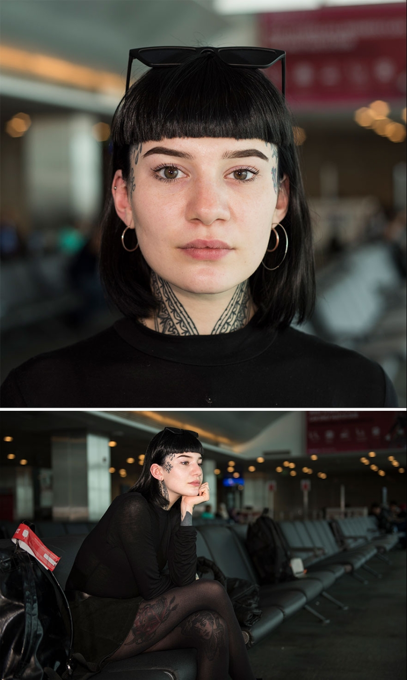 "100 faces in 100 countries": emotional portraits of passengers of Istanbul airport