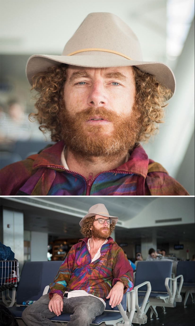 "100 faces in 100 countries": emotional portraits of passengers of Istanbul airport