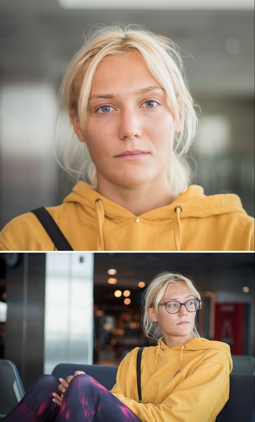 "100 faces in 100 countries": emotional portraits of passengers of Istanbul airport