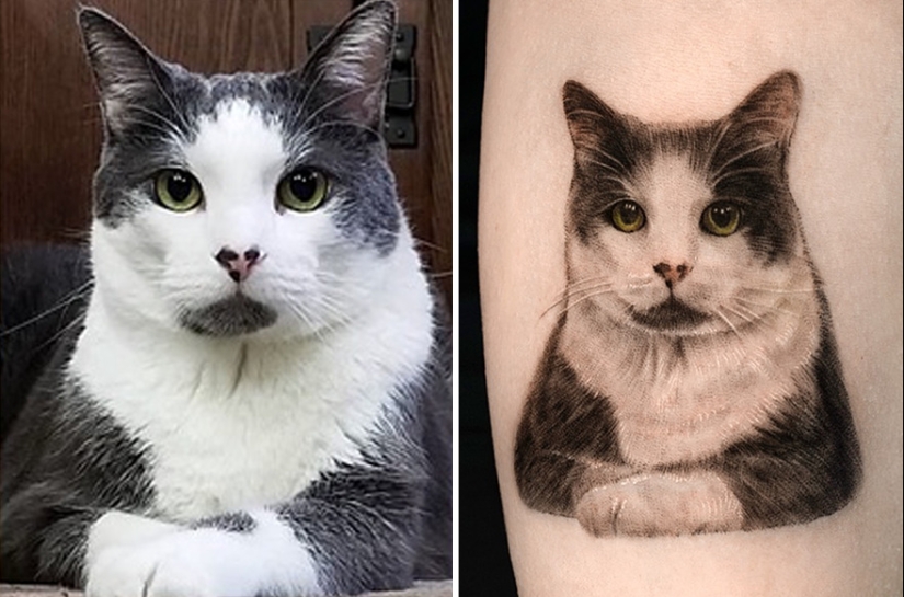 11 Tattoos That Owners Will Cherish Forever As They Feature Realistic Portraits Of Their Pets