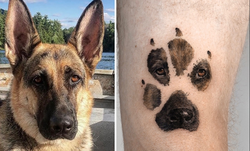 11 Tattoos That Owners Will Cherish Forever As They Feature Realistic Portraits Of Their Pets