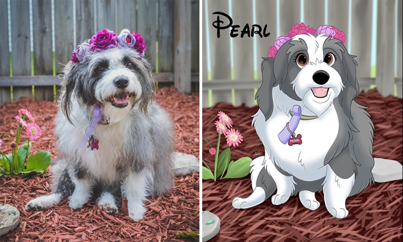 12 Adorable Pet Portraits In Disney Style By This Artist