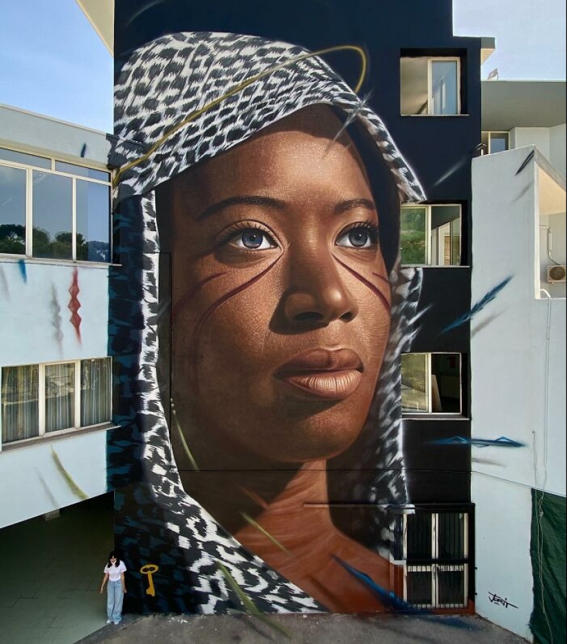 12 de los retratos realistas de graffiti a gran escala de este artista