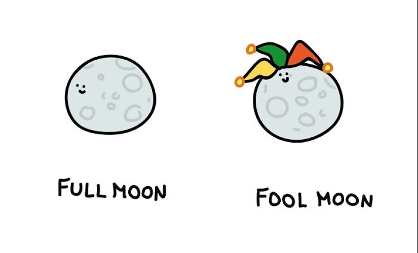 12 Illustrations Highlighting The Funny Differences Between Words That I Created