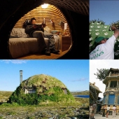 13 houses made of strange building materials