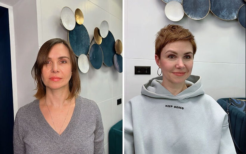 13 Incredible Before-And-After Short Hair Makeovers By This Stylist