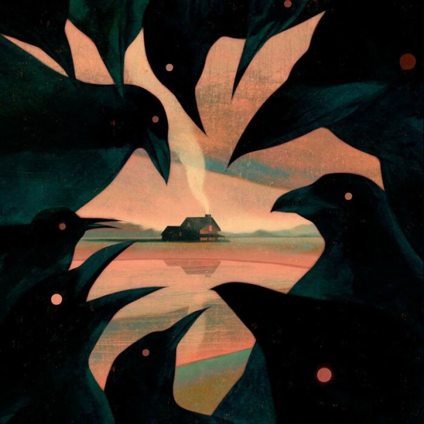 13 Melancholic Thought-Provoking Illustrations By Owen Gent