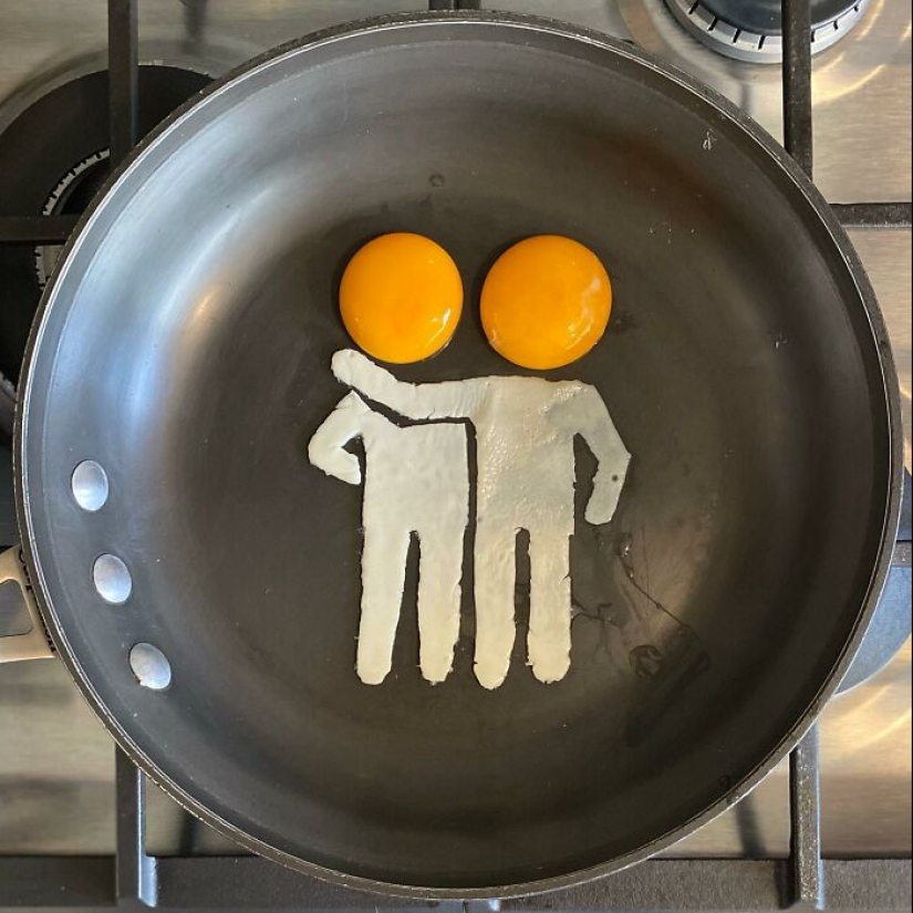 14 Creative Ways That This Artist Has Fried His Eggs