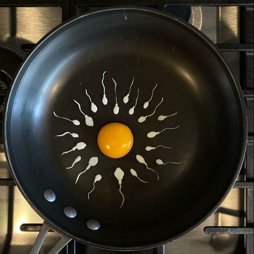 14 Creative Ways That This Artist Has Fried His Eggs