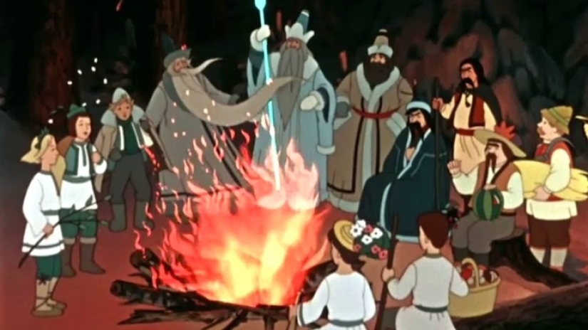 14 new year Soviet cartoons, which in the same breath, we look our children