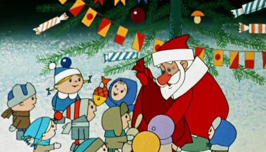 14 new year Soviet cartoons, which in the same breath, we look our children