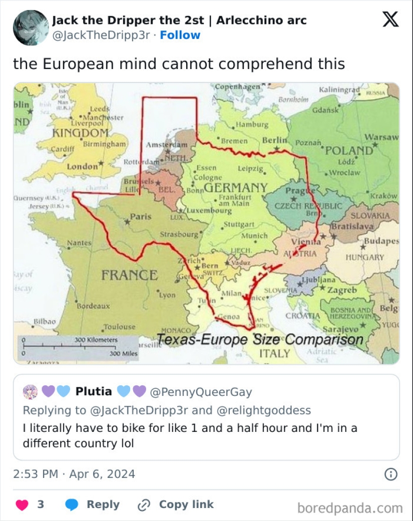14 Publicaciones "La mente europea no puede comprender esto" son divertidas para los estadounidenses y confusas para los europeos