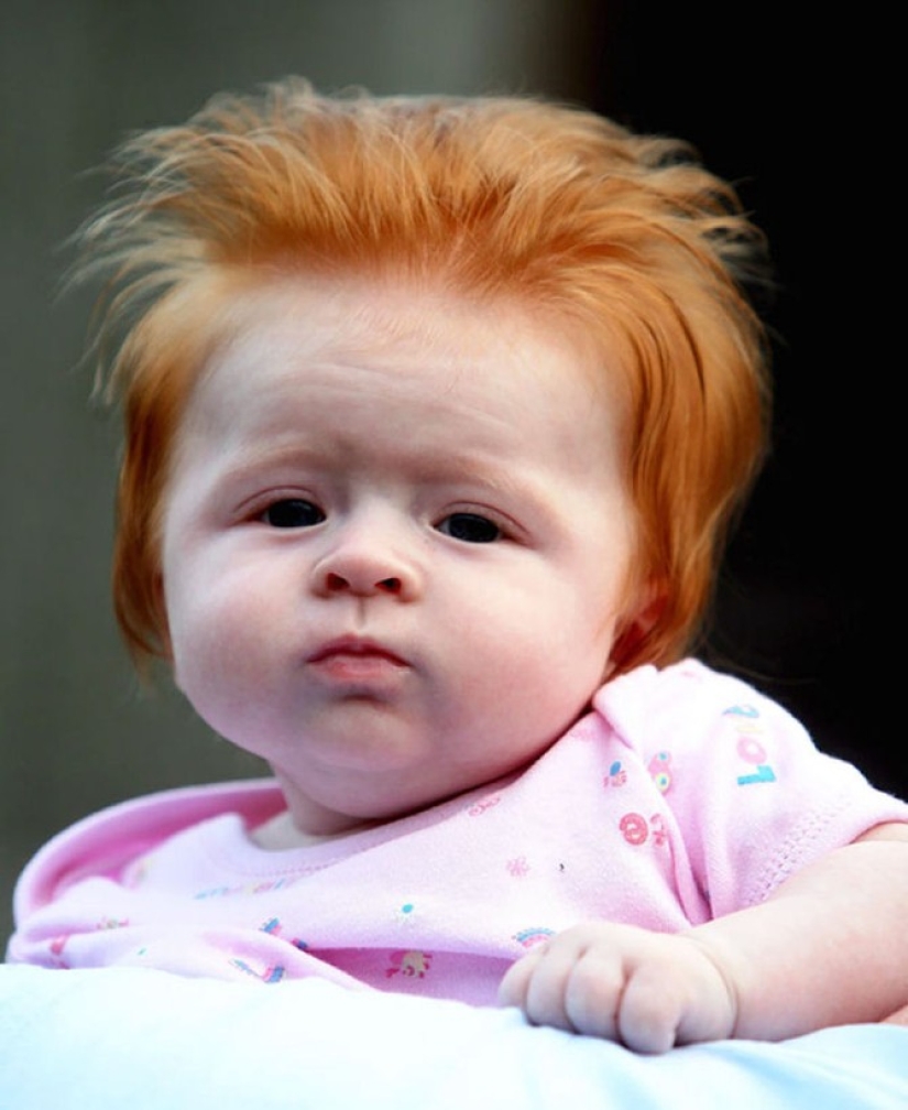 15 cute kids born with gorgeous hair