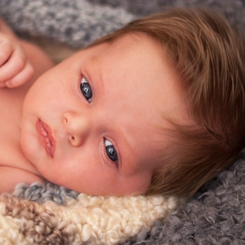 15 cute kids born with gorgeous hair