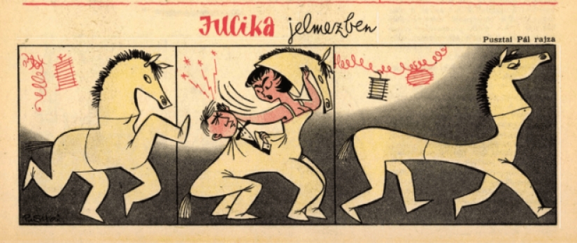 15 funny retro comics about a beauty named Yucika