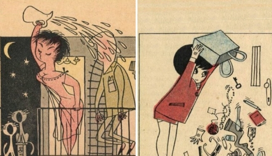 15 funny retro comics about a beauty named Yucika