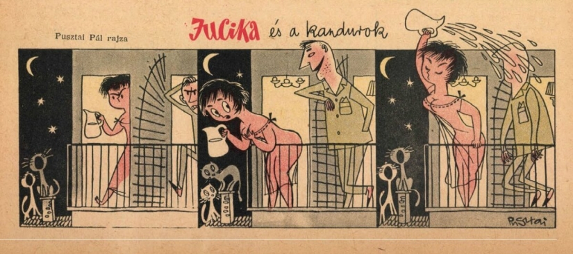 15 funny retro comics about a beauty named Yucika