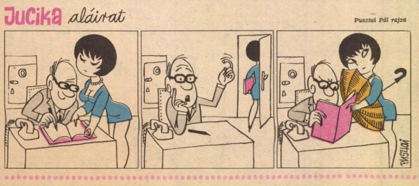 15 funny retro comics about a beauty named Yucika