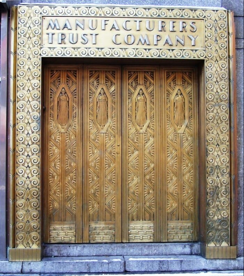 15 Intricate Art Deco Doors From Iconic Locations All Over The World